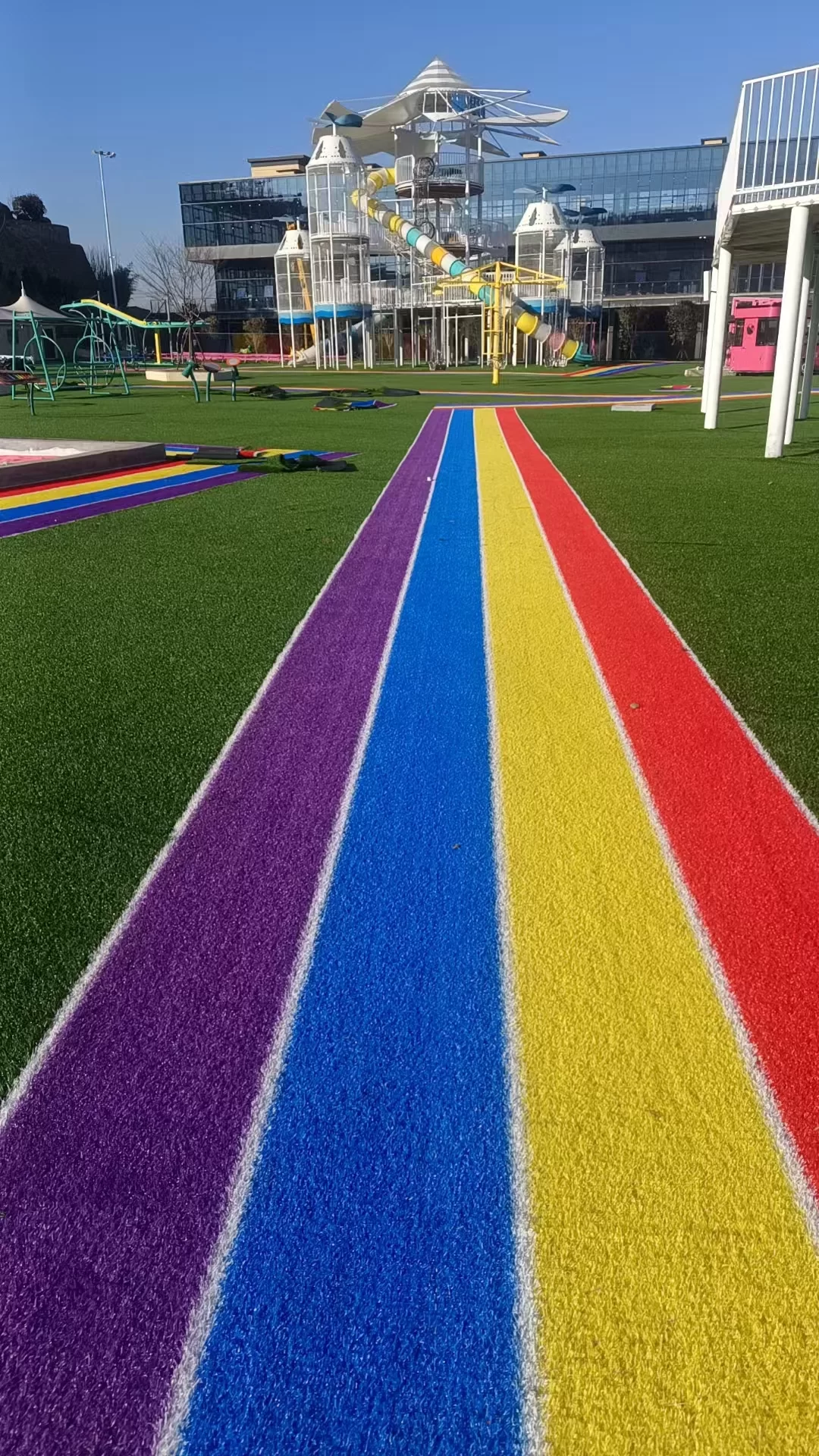 herbe colorée